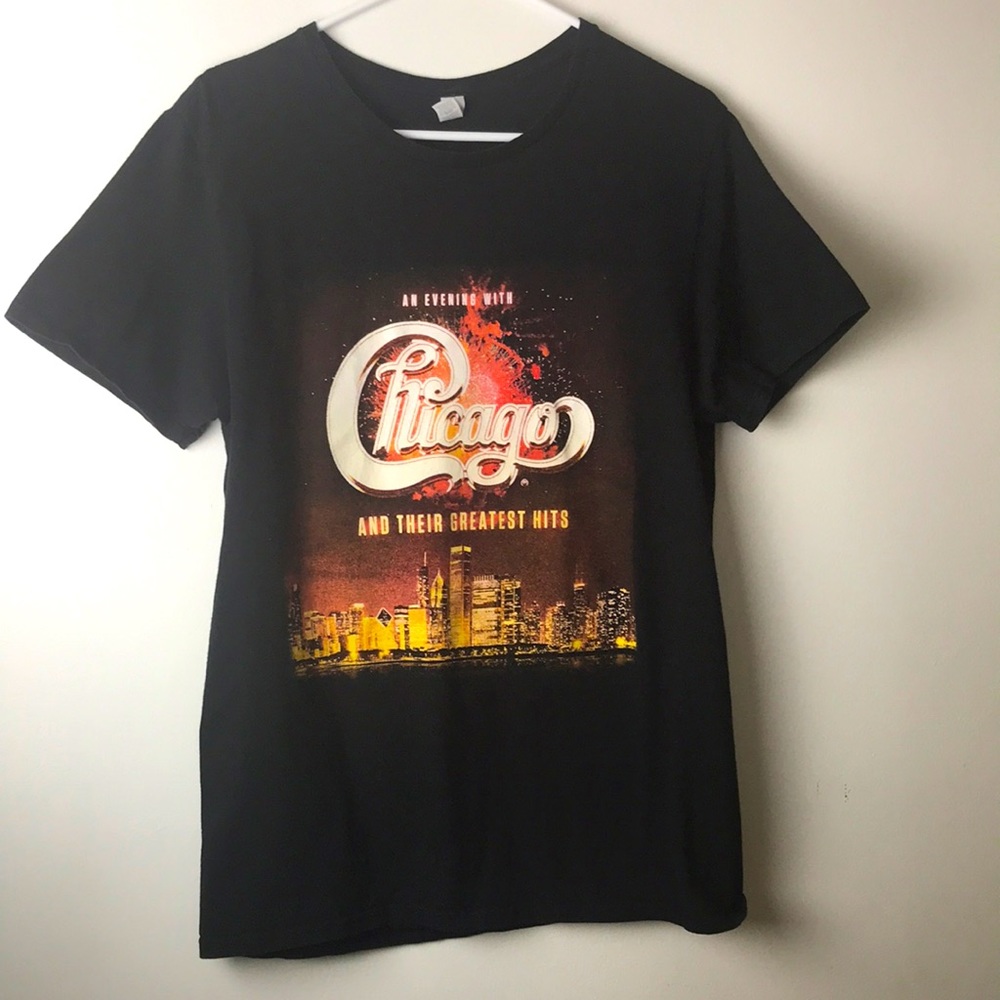 Chicago Fruit of the loom black t-shirt Sz M
